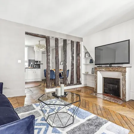 Bnbnova - 2br - Le Marais & Place De La Republique Párizs